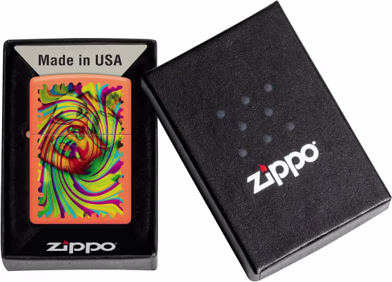 Zippo Artistik Çakmak  Güneş Gözlüğü Kadın Turuncu Mat
