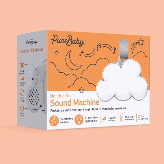 Pure Enrichment® PureBaby® Bulut Ses Makinesi ve Gece Işığı