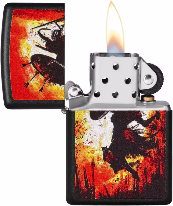 Zippo Mistik Motifli Efsanevi Çakmak
