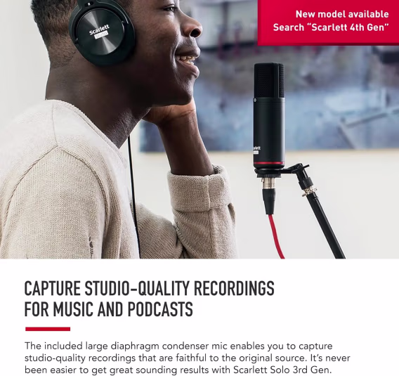 Focusrite Scarlett Solo USB Ses Arabirimi