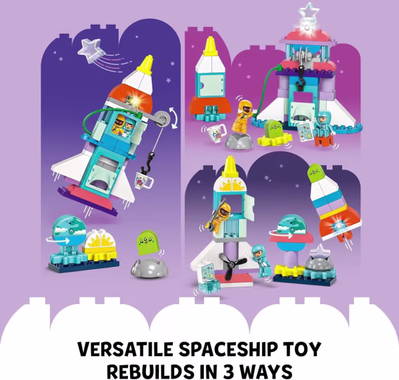 LEGO DUPLO Uzay Mekiği Macerası Roket Gemisi Yapım Seti