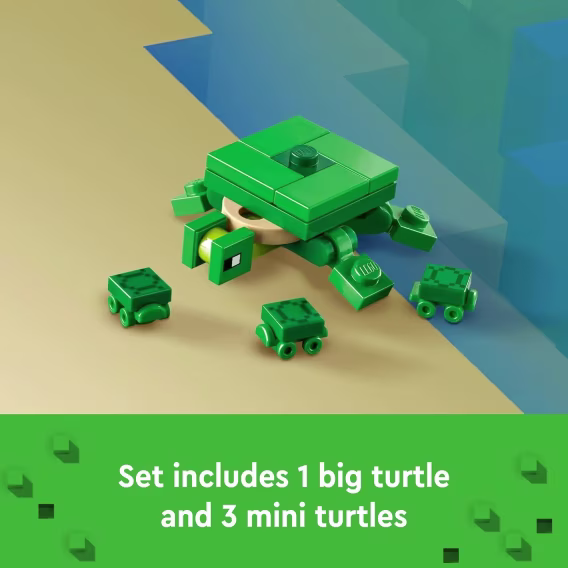 LEGO Minecraft Kaplumbağa Sahil Evi İnşaat Oyuncağı