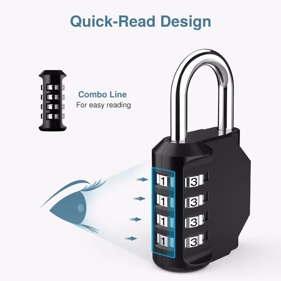 Puroma 2'li Paket Şifreli Kilit 4 Haneli