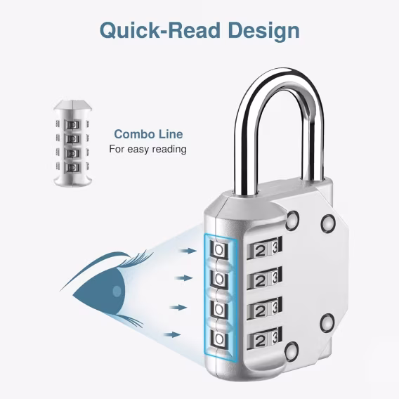 Puroma 2'li Paket Şifreli Kilit 4 Haneli