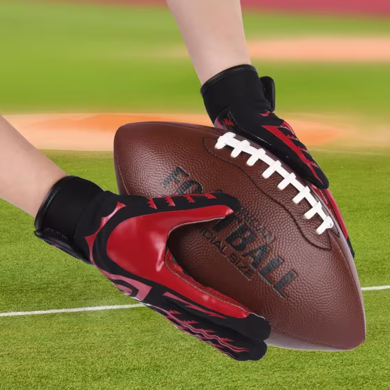 SPOMAT Genç Alıcı Futbol Eldiveni (Silikon Tutuş)