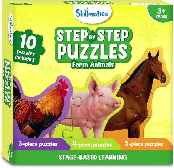 Skillmatics Adım Adım Yapboz  40 Parça