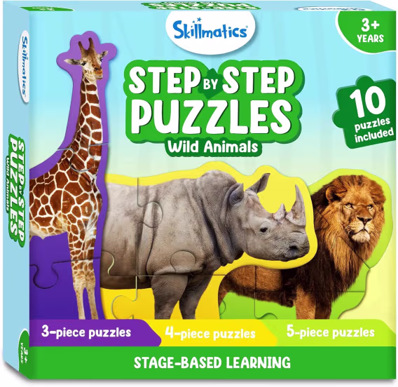 Skillmatics Adım Adım Yapboz  40 Parça