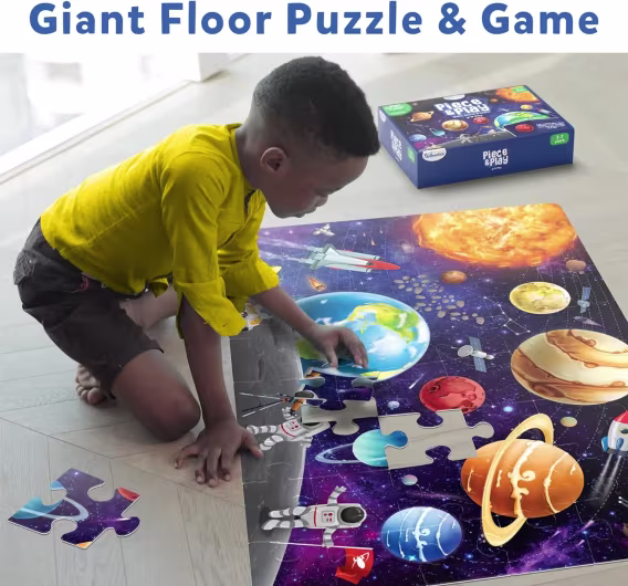 Skillmatics Zemin Yapboz ve Oyun  Parça ve Oyun Alanı