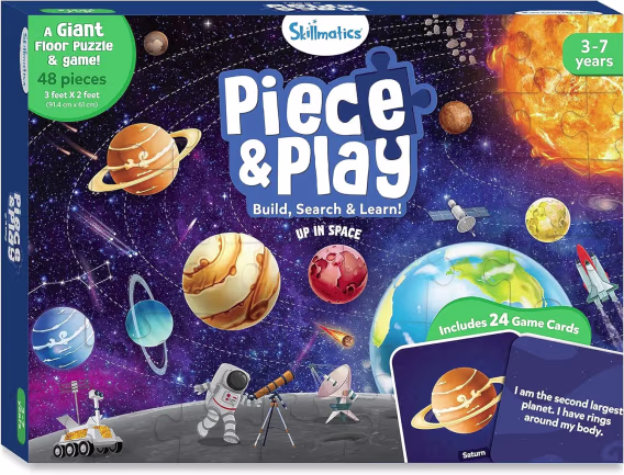 Skillmatics Zemin Yapboz ve Oyun  Parça ve Oyun Alanı