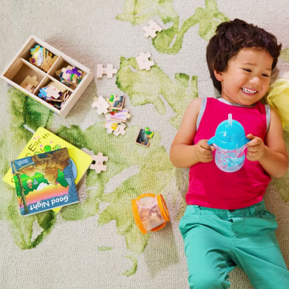 Munchkin Tıklama Kilidi Kapaklı Pipetli Çocuk Suluğu