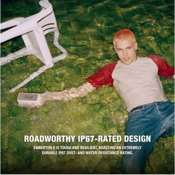 Marshall Emberton Bluetooth Taşınabilir Hoparlör  Siyah