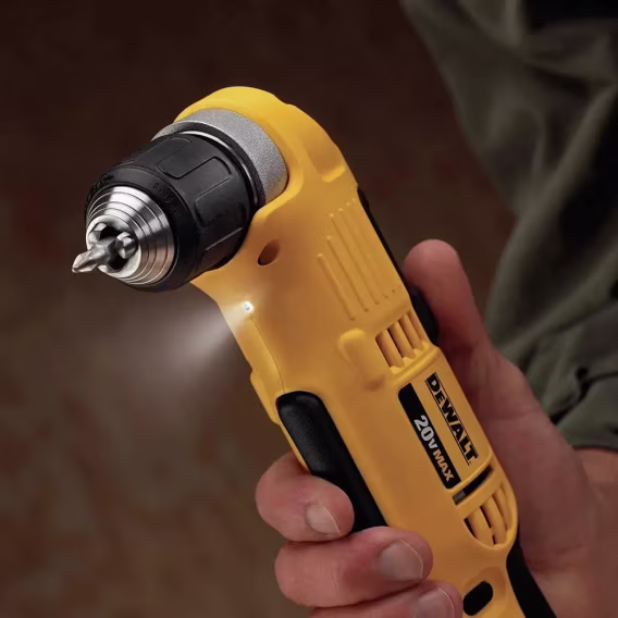 DEWALT 20V MAX Dik Açılı Akülü Matkap/Tornavida Seti