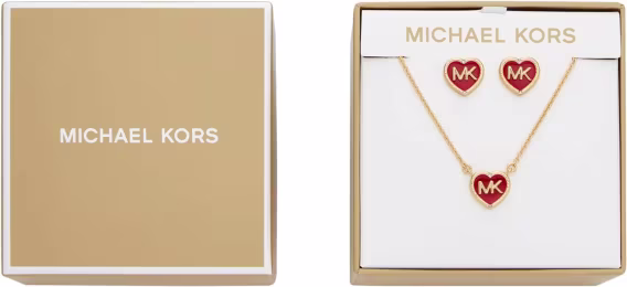 Michael Kors Kadın MK Rose Gold Rengi Pirinç Düğme Küpe MKJ7708791