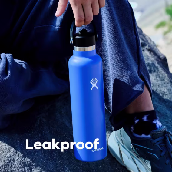 Hydro Flask Esnek Kapaklı veya Esnek Pipetli Standart Ağız Suyu Şişesi