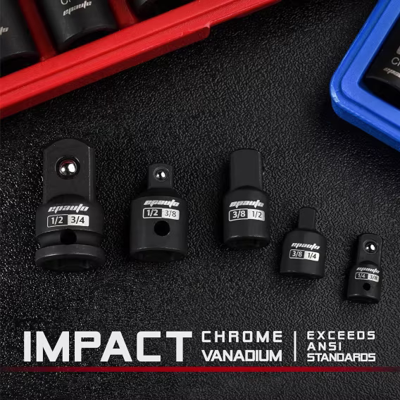 EPAuto Darbeli Lokma Adaptör ve Redüksiyon Seti  5 Parça