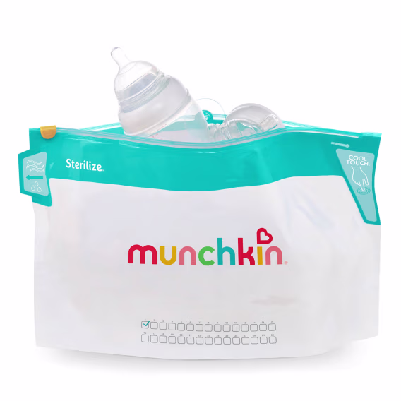 Munchkin® Sterilize™ Mikrodalga Şişe Buhar Sterilizatörü Torbaları