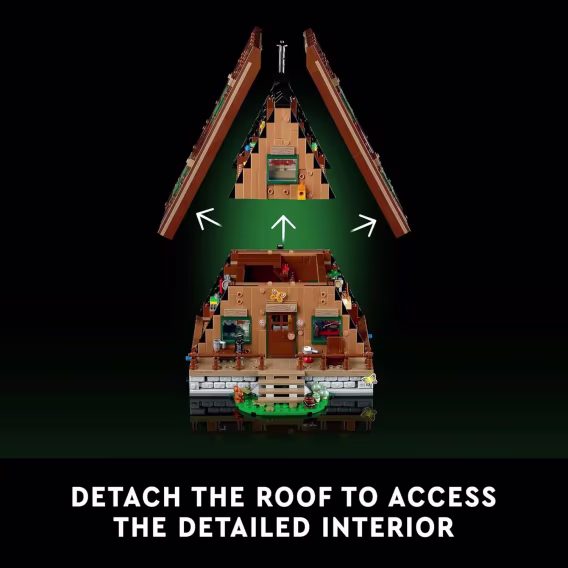 LEGO Ideas AFrame Kabin Koleksiyonluk Sergi Seti 21338