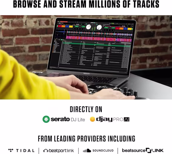 Numark DJ Kontrol Cihazı Paketi  Parti Işıkları ve USB DJ Seti