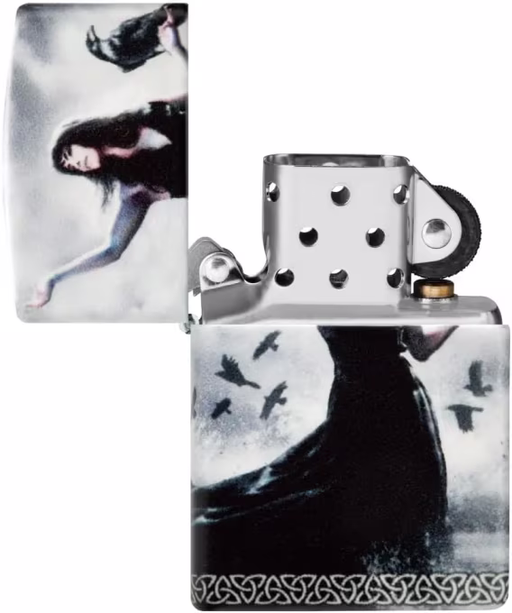 Zippo Efsanevi Çakmak (Zırh Yüksek Cilalı Krom Mjölnir)