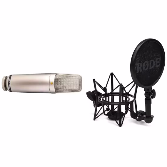 rode-kondenser-2-nesil-mikrofon-nt1000-ve-sm6-shockmount-v-923606