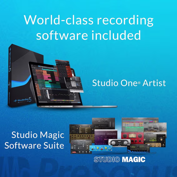 PreSonus AudioBox 96 25. Yıldönümü Stüdyo Kayıt Paketi
