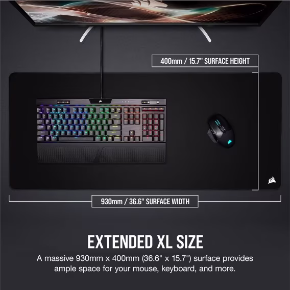 Corsair MM100 Cloth Oyuncu Mouse Pad