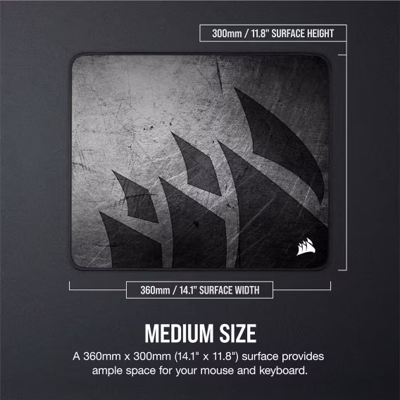 Corsair MM100 Cloth Oyuncu Mouse Pad