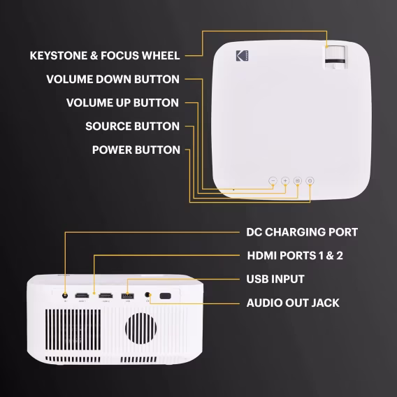 KODAK FLIK X10 Full HD Multimedia Projeksiyon Kiti 