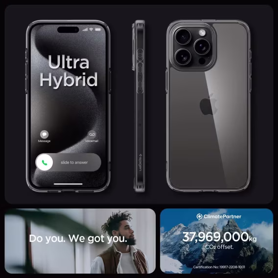 Spigen iPhone 15 Pro Ultra Hibrit Sararma Önleyici Kılıf (2023)