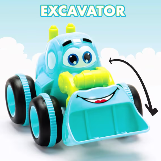 Mobius İnşaat Araç Seti Oyuncak Kamyonlar 3+Yaş