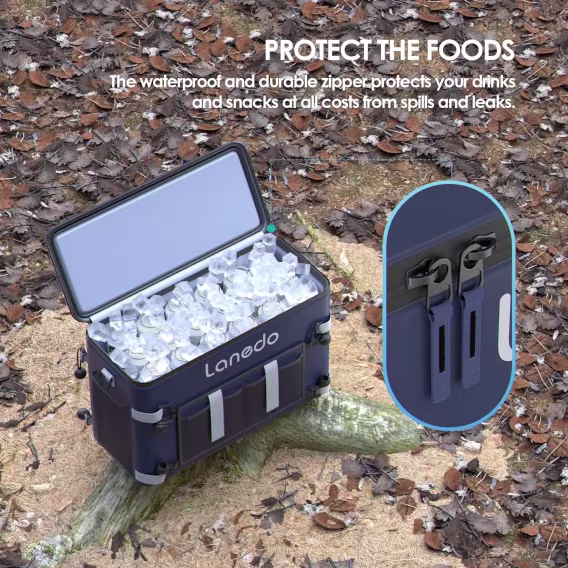 Lanedo 34 Gözlü Yumuşak Taraflı Soğutucu  Çok Kişilik Öğle Yemeği Çantası
