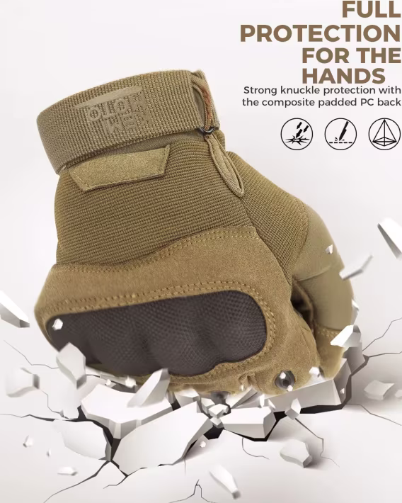 KEMIMOTO Erkek Taktik Airsoft Eldiveni