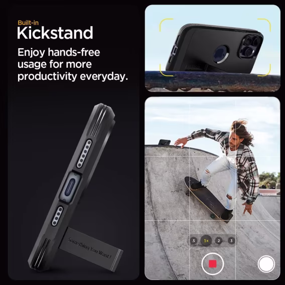 Spigen iPhone 15 Pro Magnetic Tough Armor MagFit Kılıf