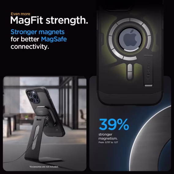 Spigen iPhone 15 Pro Magnetic Tough Armor MagFit Kılıf