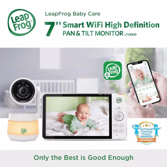 LeapFrog LF930HD 1080p Akıllı Uzaktan Erişimli Bebek Monitörü