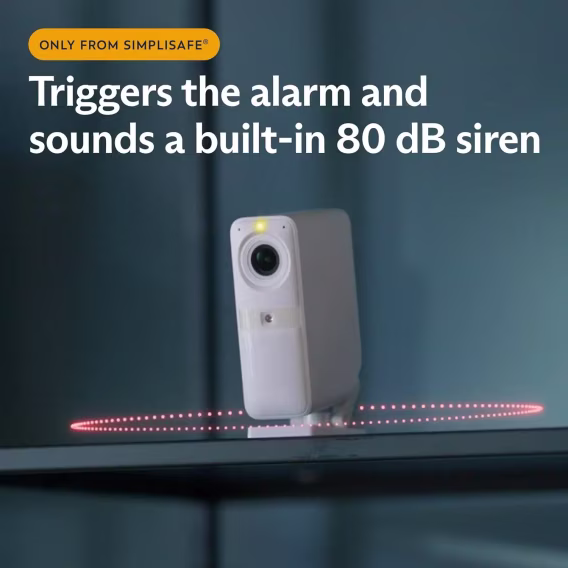 SimpliSafe Akıllı Alarm Kablosuz İç Mekan Güvenlik Kamerası