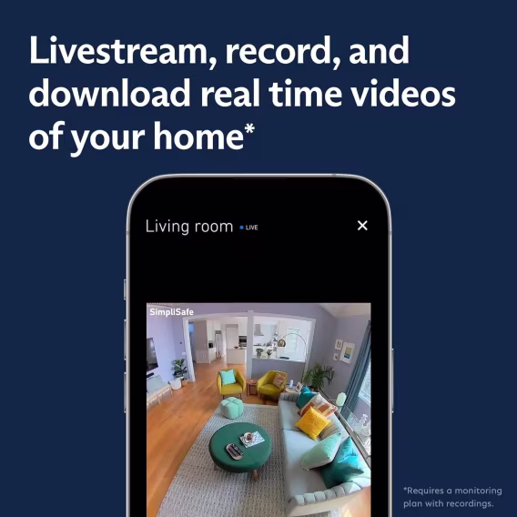 SimpliSafe Akıllı Alarm Kablosuz İç Mekan Güvenlik Kamerası