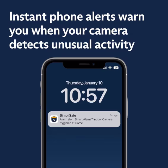 SimpliSafe Akıllı Alarm Kablosuz İç Mekan Güvenlik Kamerası