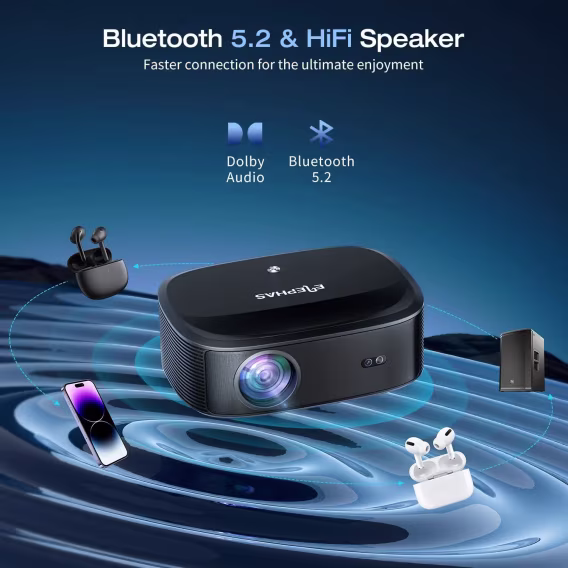 ELEPHAS Dış Mekan Film 4K Projektörü