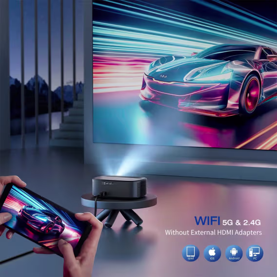 ELEPHAS Dış Mekan Film 4K Projektörü