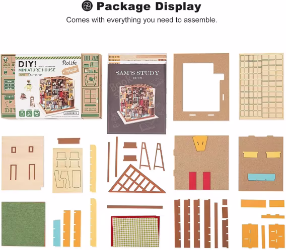 Rolife DIY Minyatür Rahat Mutfak Ev Seti