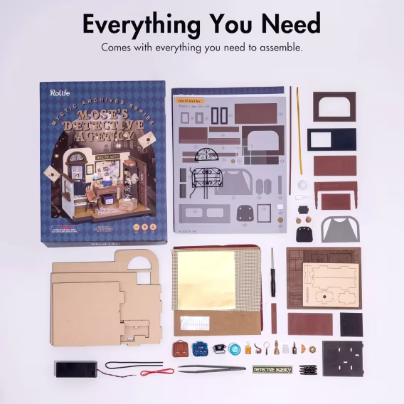 Rolife DIY Minyatür Rahat Mutfak Ev Seti