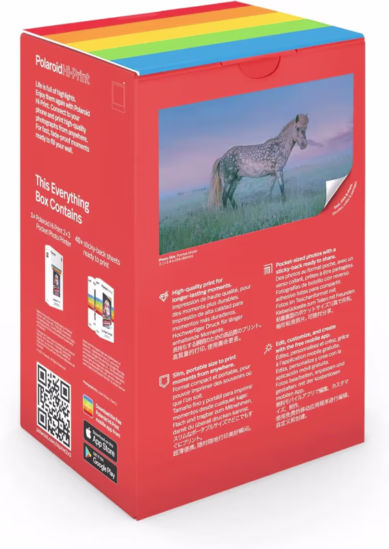 Polaroid HiPrint - Bluetooth Fotoğraf Yazıcısı ve Kağıt İkili Paketi