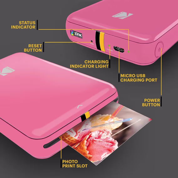 KODAK Step Anında Renkli Fotoğraf Yazıcısı