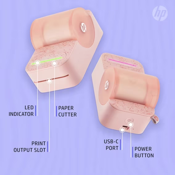 HP Sprocket Panorama Instant Taşınabilir Etiket ve Fotoğraf Yazıcısı Hediye Paketi