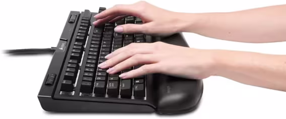 Kensington İnce Klavyeler için ErgoSoft Bilek Desteği (K52800WW)