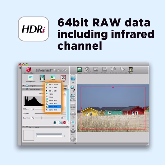 Plustek OpticFilm 8200i AI  35mm Film ve Slayt Tarayıcı