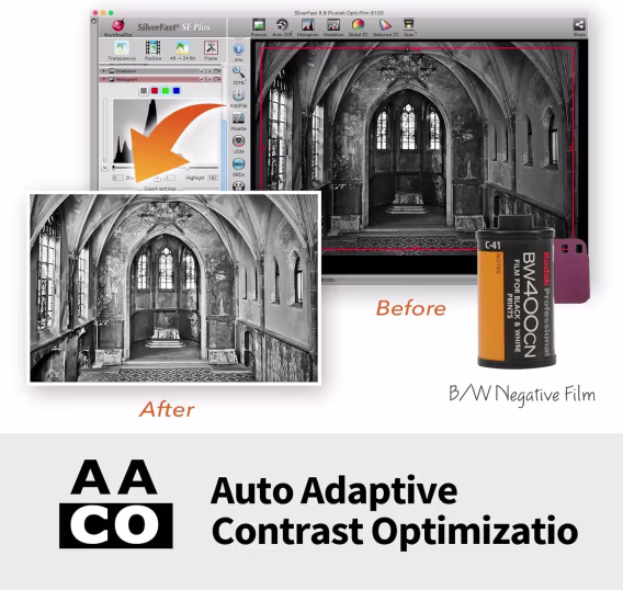 Plustek OpticFilm 8200i AI  35mm Film ve Slayt Tarayıcı