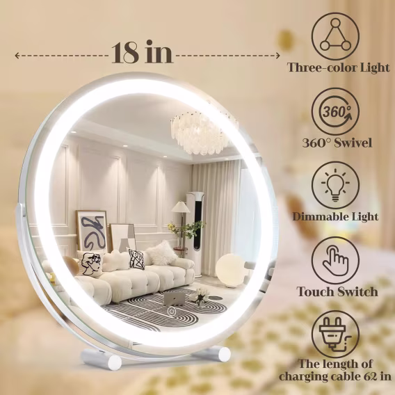 ROLOVE Hollywood Makyaj Aynası