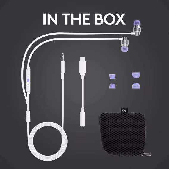 Logitech G333 Kulakiçi Oyuncu Kulaklığı